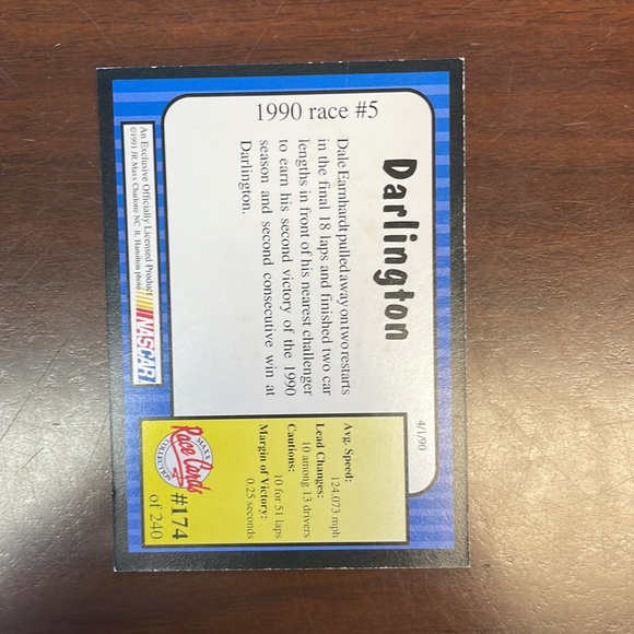 1991 maxx Dale Earnhardt - Picture 2 of 2